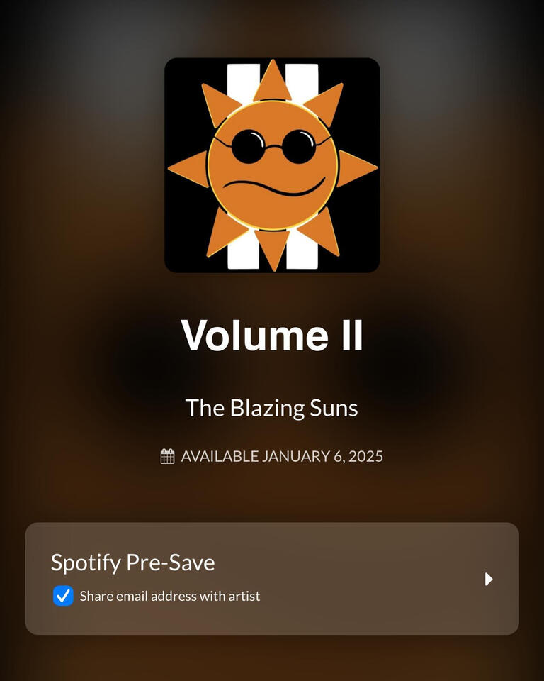Album cover art for published album